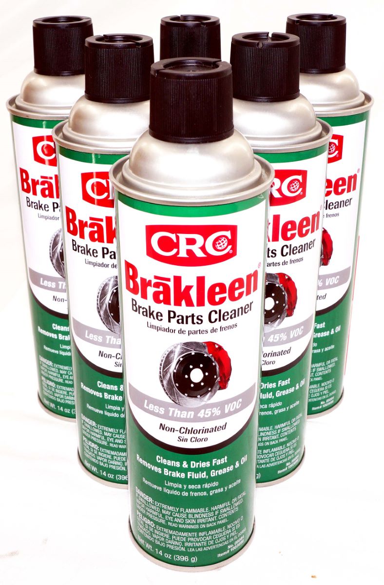CRC Brakleen Brake Parts Cleaner Non Chlorinated 14oz Low VOC 05084
