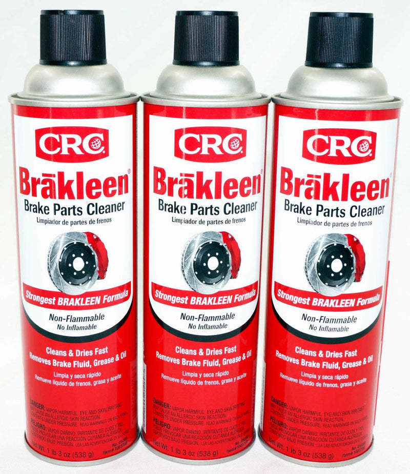 CRC 05089 Brakleen Brake Parts Cleaner Non-Flammable 19oz