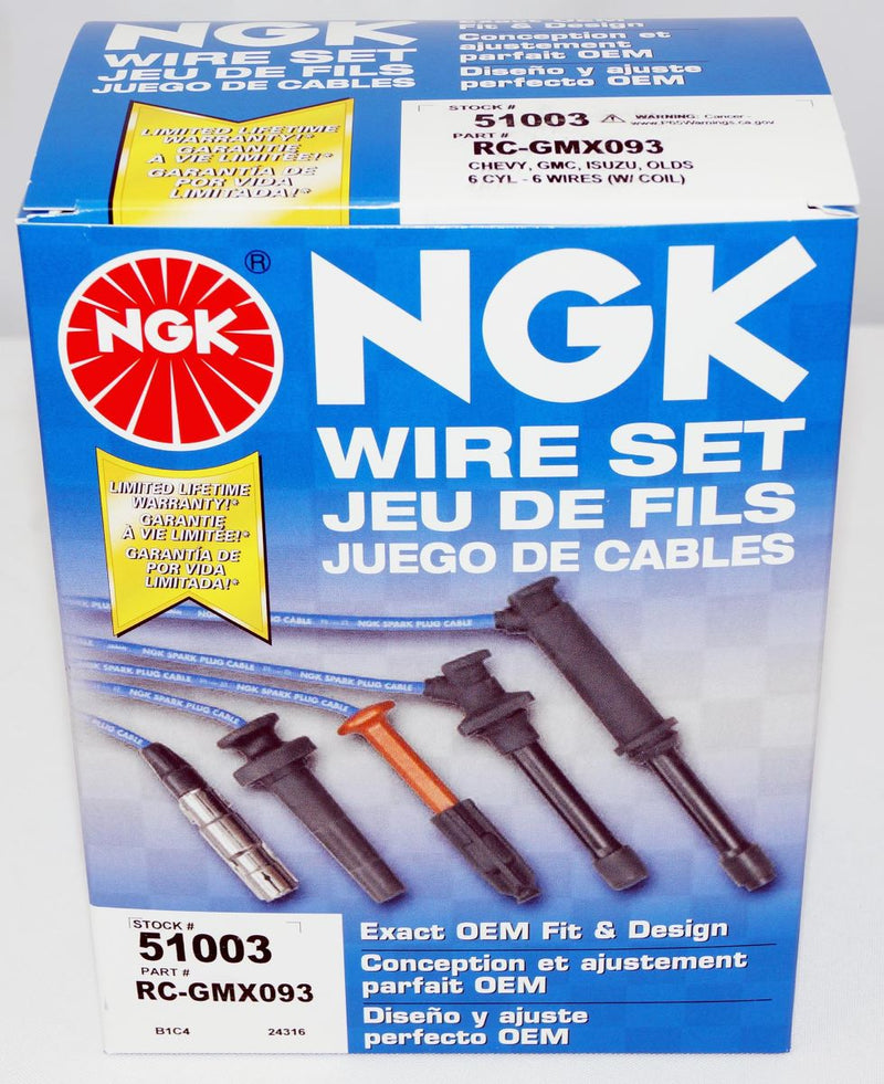 NGK 51003 RC-GMX093 Ignition Wire Set