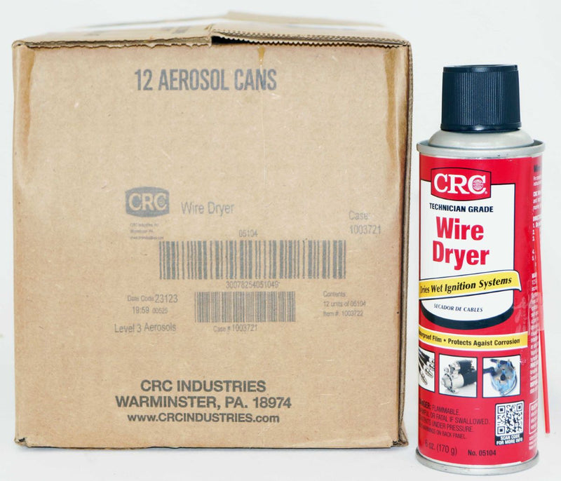 CRC 05104 Technician Grade Wire Dryer 6 Oz