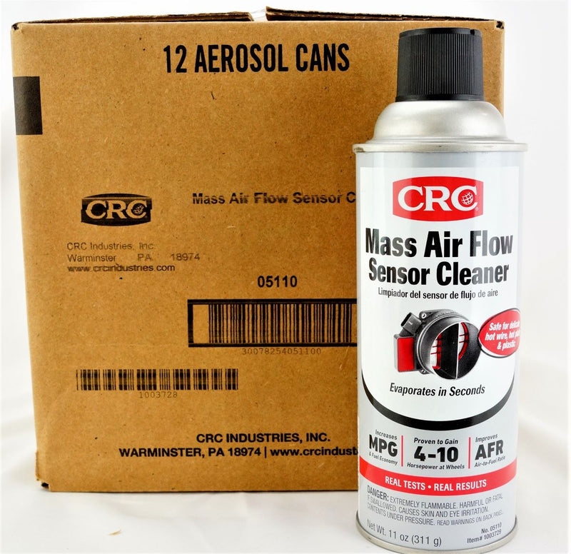 CRC Mass Air Flow MAF Sensor Cleaner 11oz Can 05110