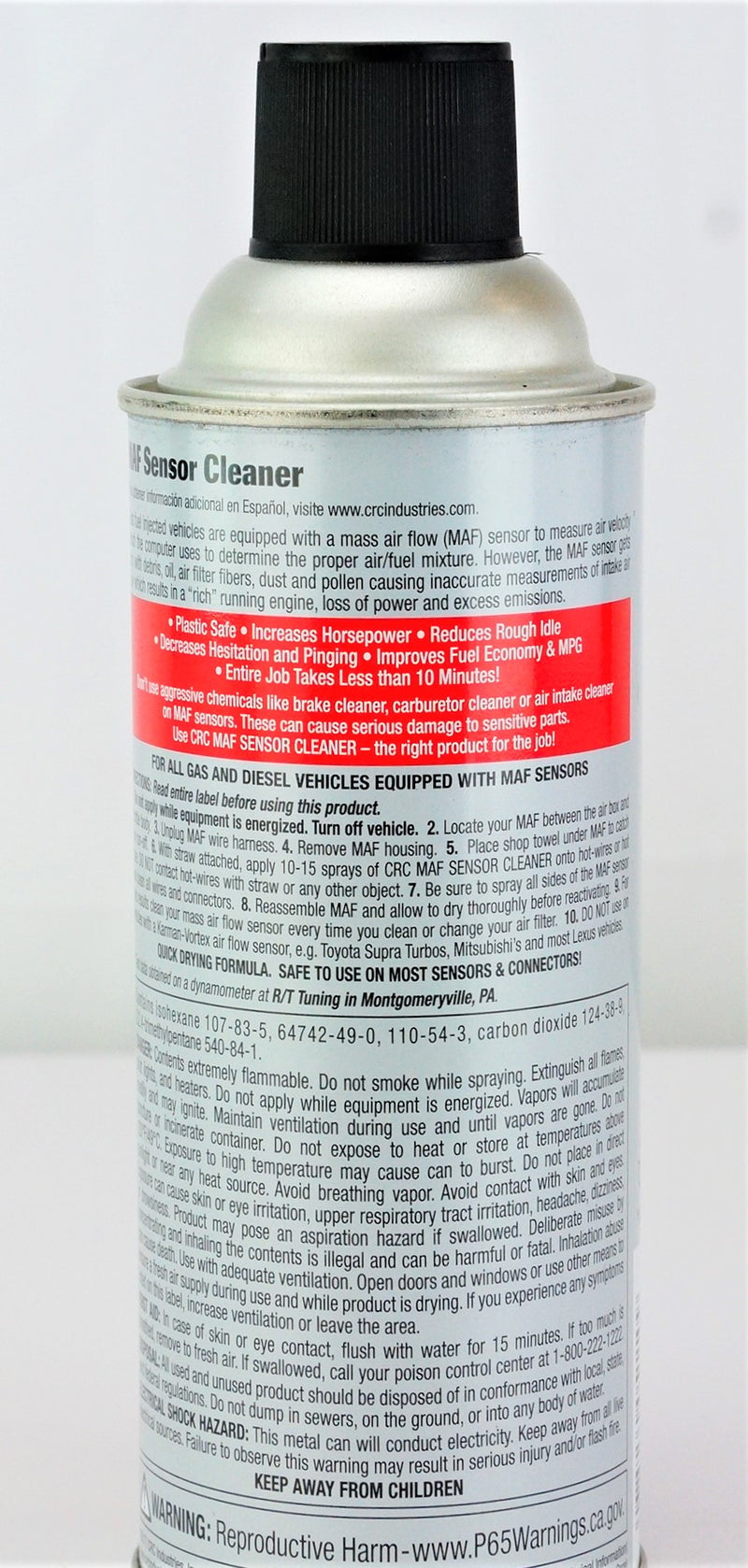 CRC Mass Air Flow MAF Sensor Cleaner 11oz Can 05110