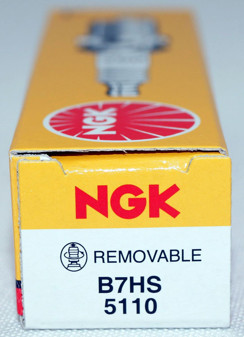 NGK 5110 B7HS Nickel Spark Plug for Marine Moped Motorcycle Snowmobiles