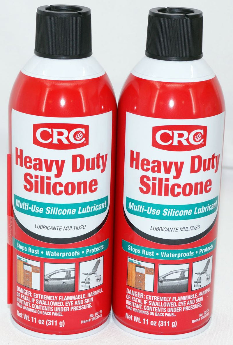 CRC 05174 Heavy Duty Silicone Lubricant 11 Oz Clear Colorless Liquid