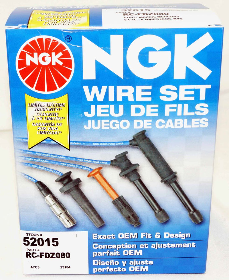 NGK 52015 Spark Plug Wire Set RC-FDZ080 FDZ080 fits select Ford 01-11