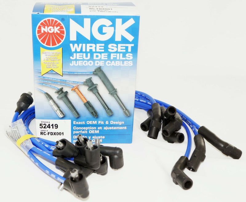 NGK 52419 Spark Plug Wire Set RCFDX-001