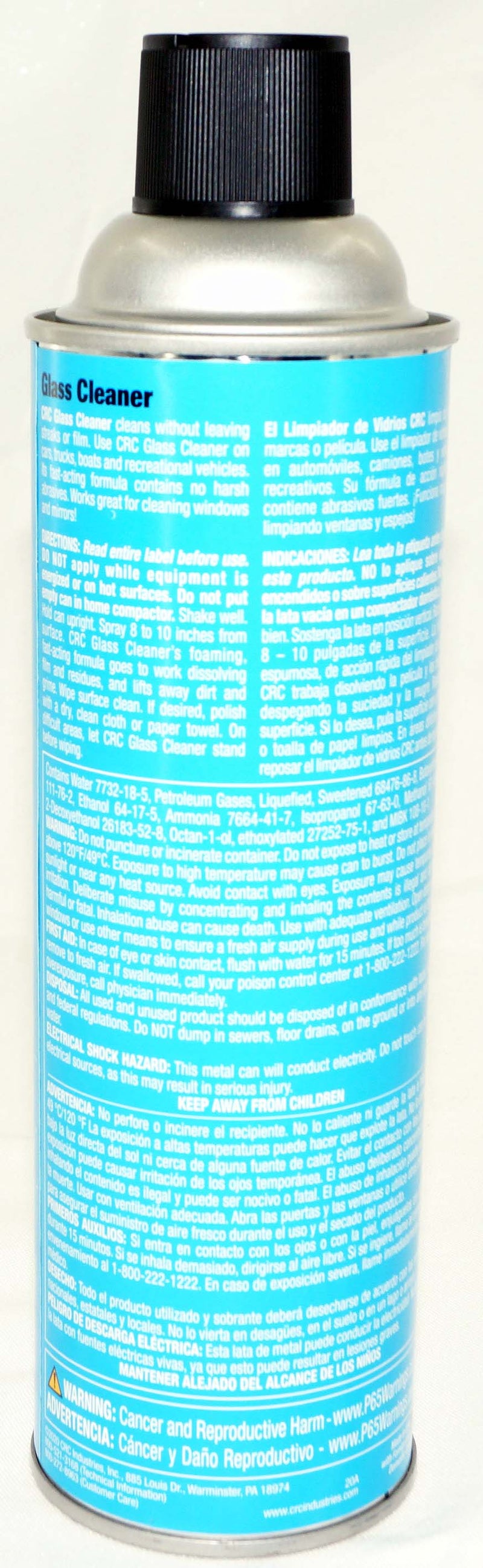 CRC 05401 Glass and Dash Professional Grade Cleaner 18 Wt Oz