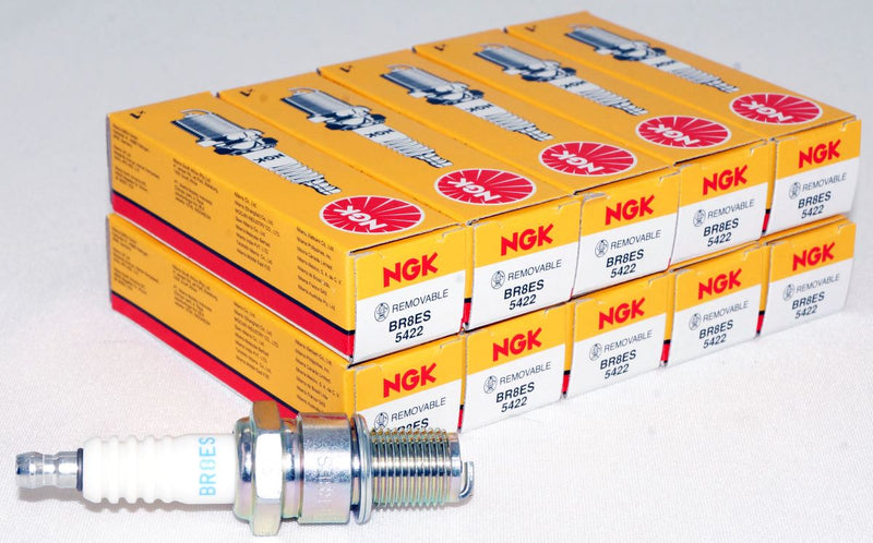 NGK 5422 - Nickel Spark Plug BR8ES Removable Tip