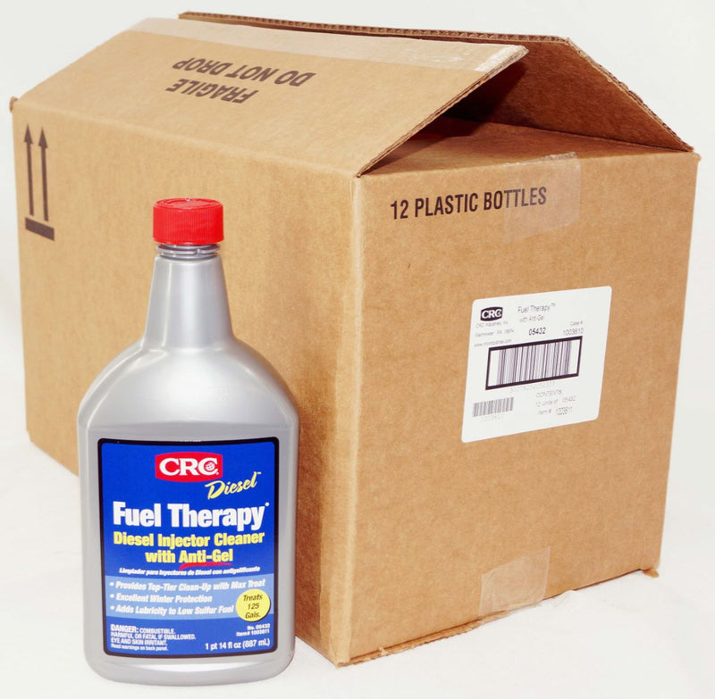 CRC 05432 Diesel Fuel Therapy Diesel Injector Cleaner PLUS with Anti-Gel 1 Quart