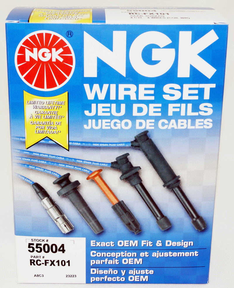 NGK 55004 Spark Plug Wire Set RC-FX101 fits Specific 05-11 Subaru Models