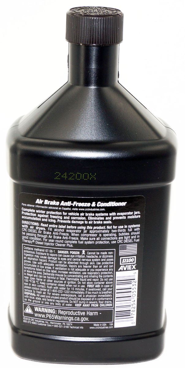 CRC 05532 Diesel Air Brake Anti-Freeze and Conditioner 1 Quart Bottle 32 fl oz