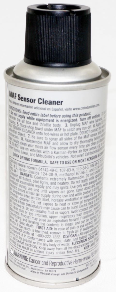 CRC 05610 Mass Air Flow Sensor Cleaner Net 4.5 oz
