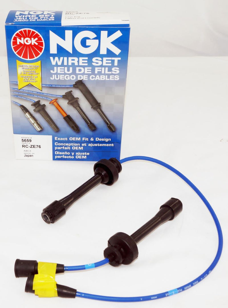 NGK 5659 Spark Plug Wire Set RCZE76 for Mazda Miata MX-5