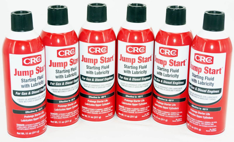 CRC 05671 Jump Start Starting Fluid with Lubricity 11 Wt Oz