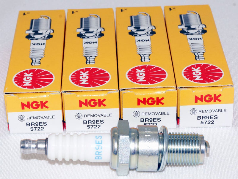NGK 5722 BR9ES Nickel Spark Plug with Removable Terminal Nut