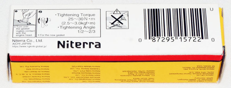 NGK 5722 BR9ES Nickel Spark Plug with Removable Terminal Nut