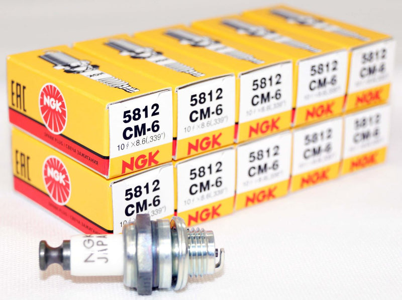 NGK 5812 Nickel Spark Plug CM6 for Generators Scale Gas Airplane Engines