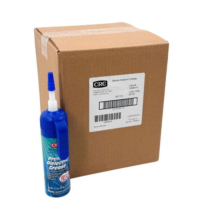 CRC 06113 Marine Premium Dielectric Grease with Select-A-BEAD 3.3 Oz White Gel