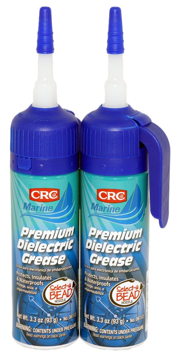 CRC 06113 Marine Premium Dielectric Grease with Select-A-BEAD 3.3 Oz White Gel