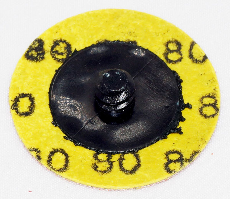 Norton 25 Discs - 2" Norton Blaze Cloth QC Disc TR (Type III) 80 Grit R980P - 62324