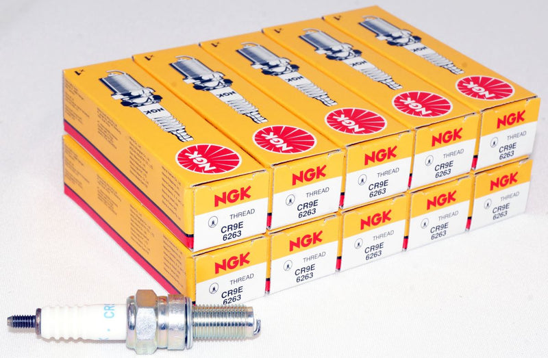 NGK 6263 Nickel Spark Plug CR9E Threaded Tip