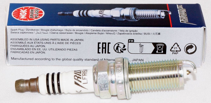 NGK 6619 Iridium IX Spark Plug LFR6AIX11 for BMW Mercedes Toyota