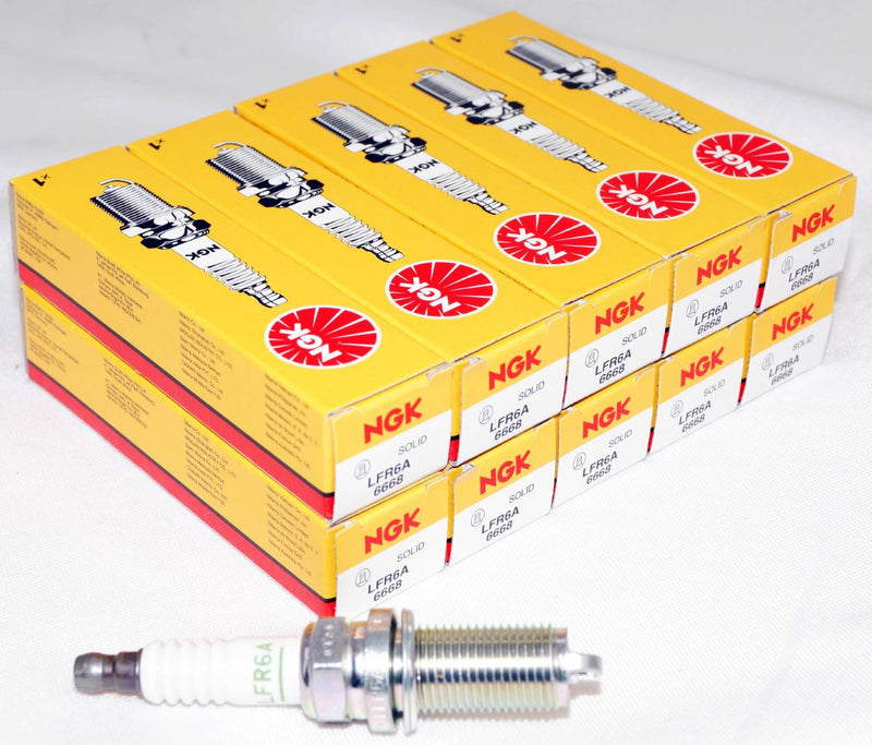 NGK 6668 V Power Spark Plug LFR6A for Yamaha Waverunner
