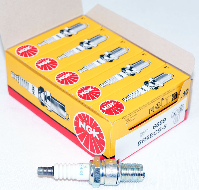 NGK 6669 BR9ECS-5 Nickel Spark Plug