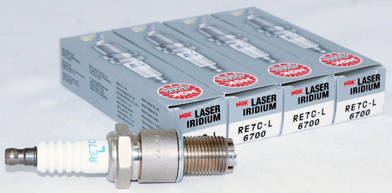 NGK 6700 RE7CL Spark Plug Laser Iridium fits 04-11 Mazda RX-8 1.3L-R2