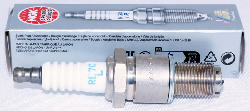 NGK 6700 RE7CL Spark Plug Laser Iridium fits 04-11 Mazda RX-8 1.3L-R2