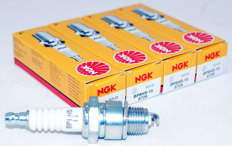NGK 6729 BP8HS15 Nickel Spark Plug for Mercury Marine 9.9-15 HP Outboard