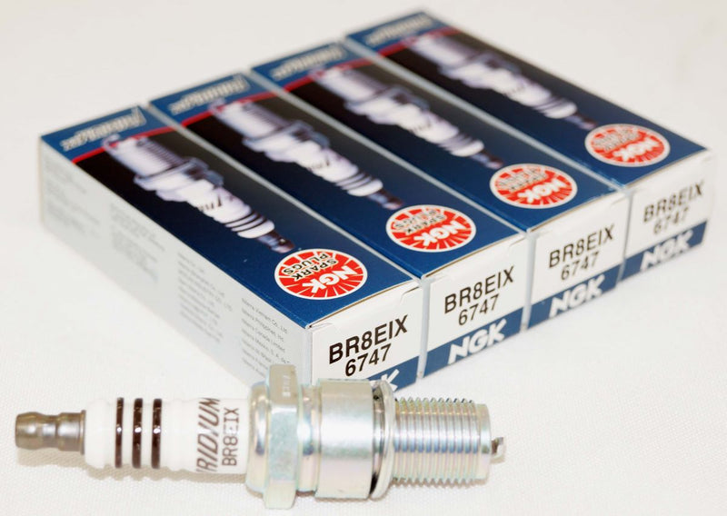 NGK 6747 BR8EIX Iridium IX Spark Plug for Marine Go-Kart Power Sport