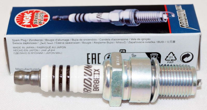 NGK 6747 BR8EIX Iridium IX Spark Plug for Marine Go-Kart Power Sport
