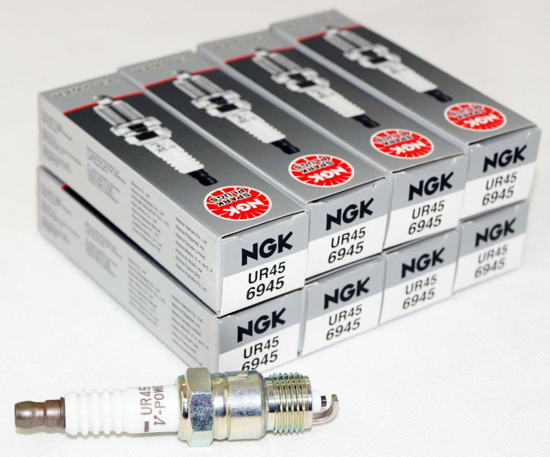 NGK 6945 V Power Spark Plug UR45 for Ford Chevy Buick Olds Pontiac
