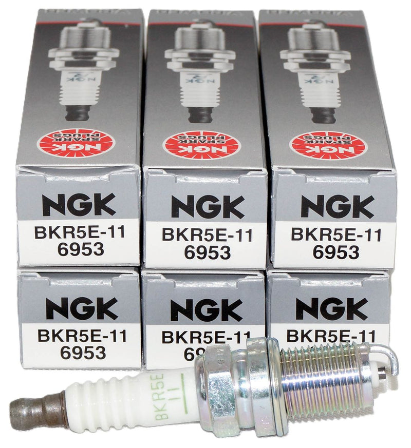 NGK 6953 V-Power Spark Plug BKR5E11 for Nissan Toyota Subaru Audi VW Mazda Kia