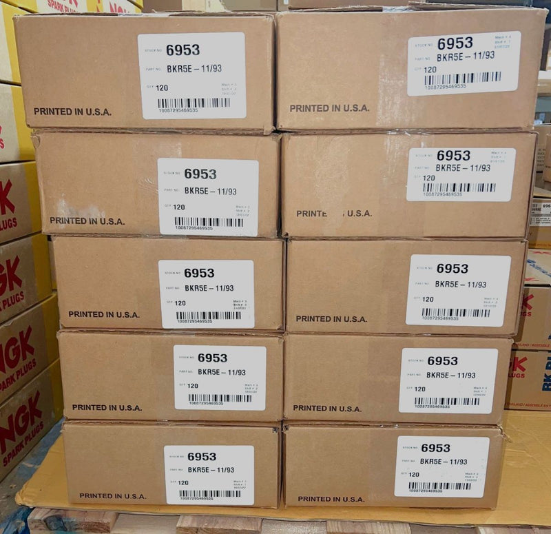 NGK 6953 V-Power Spark Plug BKR5E11 for Nissan Toyota Subaru Audi VW Mazda Kia