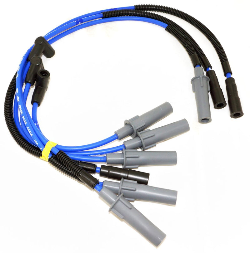 NGK Kit - 1 Wire Set and 6 G-Power Spark Plugs for 07-11 Jeep Wrangler 3.8 V6