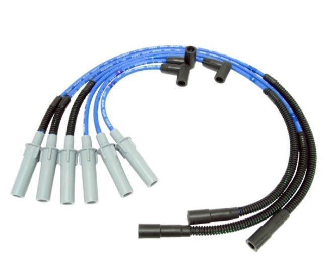 NGK Kit - 1 Wire Set and 6 G-Power Spark Plugs for 07-11 Jeep Wrangler 3.8 V6