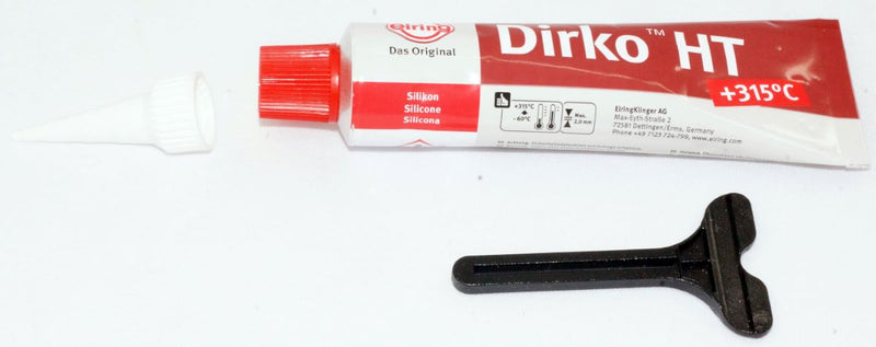 Elring Dirko HT Sealant Red to 315 Degree 70ml Silicone Engine Sump Gearbox