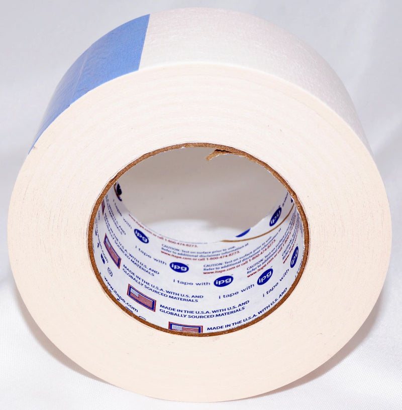 InterTape 591 3” Double Sided Flat Back Paper Tape 36 yds Beige BEIG336