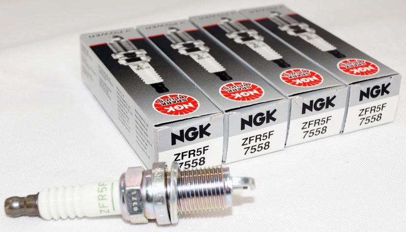NGK 7558 V Power Spark Plug ZFR5F fits select BMW Mazda Saturn