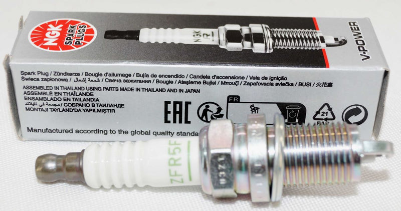 NGK 7558 V Power Spark Plug ZFR5F fits select BMW Mazda Saturn