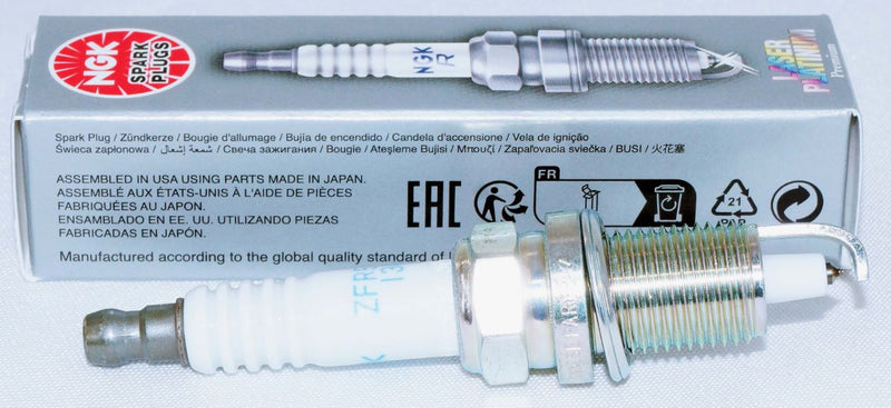 NGK 7781 Laser Platinum Spark Plug ZFR5LP-13G for Mopar and Volkwagen