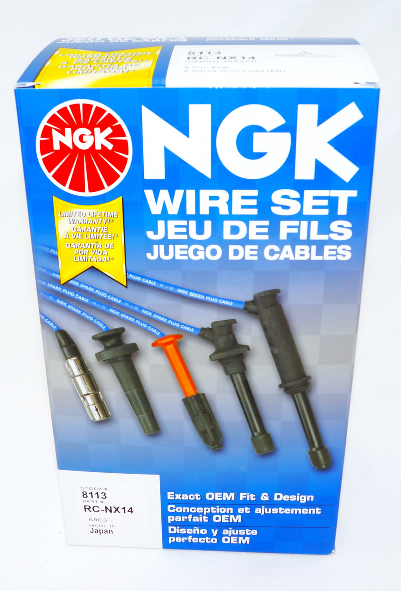 NGK 8113 Spark Plug Wire Set RC-NX14 for QX4 Frontier Pathfinder Xterra