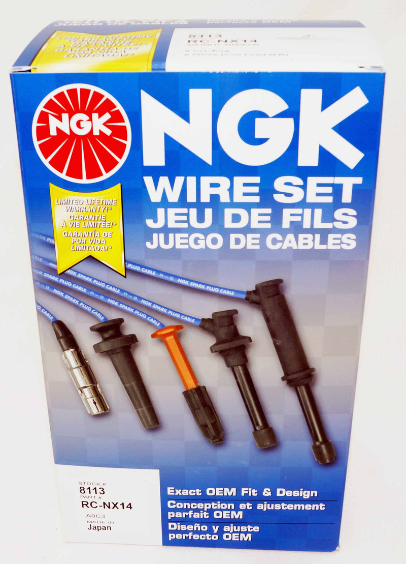 NGK 8113 Spark Plug Wire Set RC-NX14 for QX4 Frontier Pathfinder Xterra
