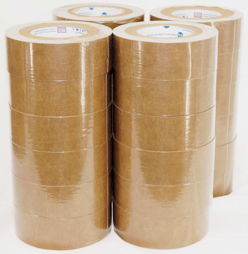 IPG American 530 Utility Grade Flatback Paper Packaging Tape 1.88 inches Brown