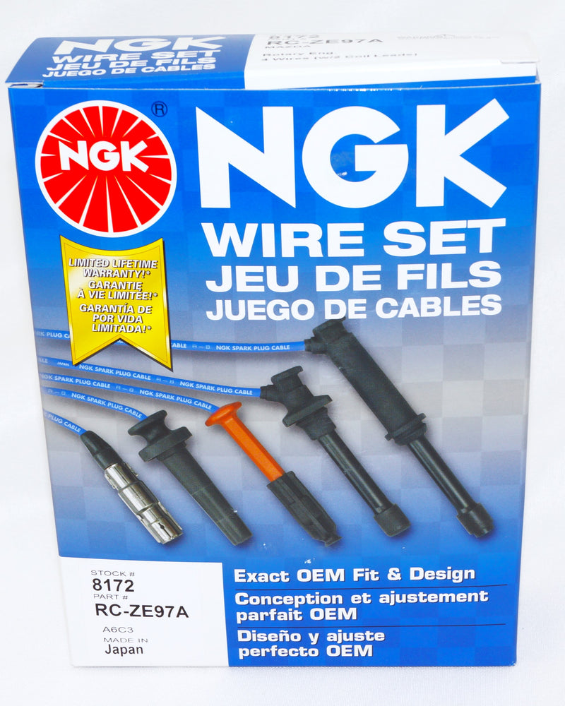 NGK 8172 Spark Plug Ignition Wire Set RC-ZE97A