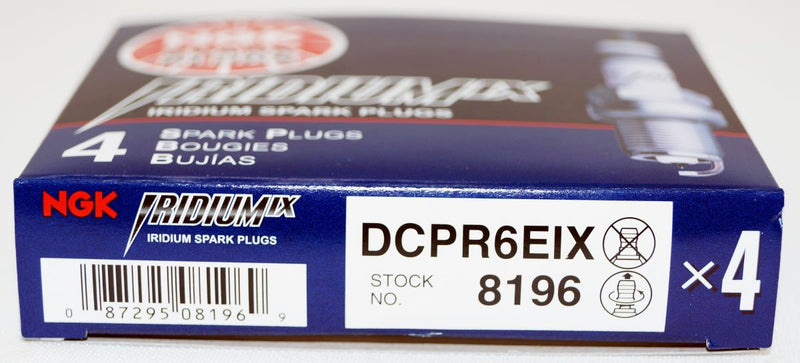 NGK 8196 DCPR6EIX Iridium IX Spark Plug