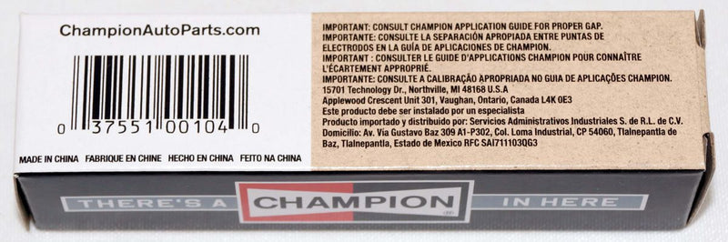 Champion Copper Plus 852 Spark Plug RCJ6Y