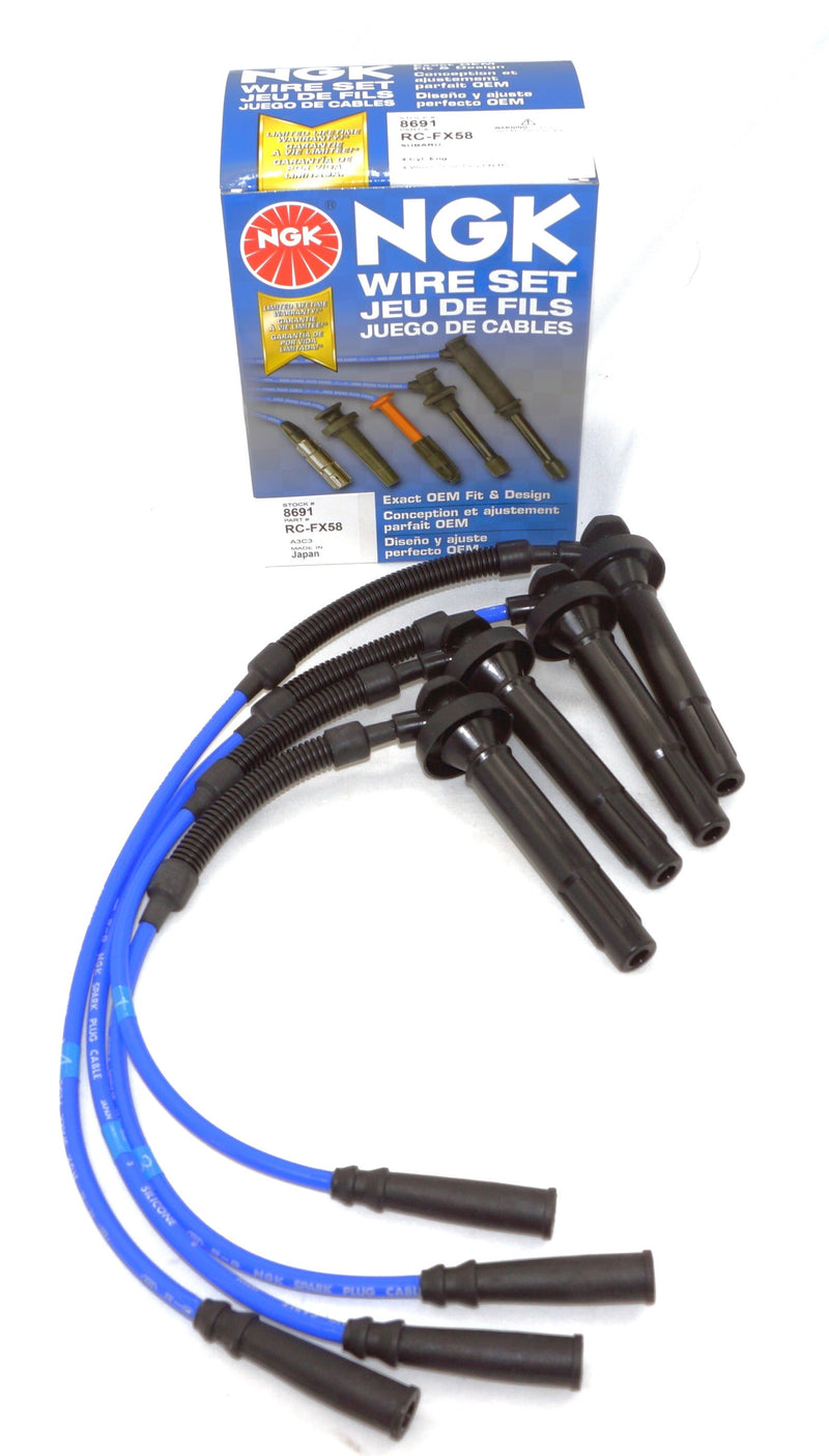 NGK 8691 Spark Plug Wire Set RC-FX58 for Forester Impreza Legacy Outback